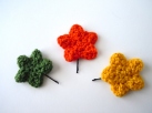 Crochet Star Hair Pins