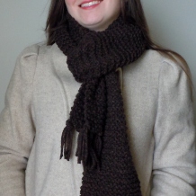 Chocolate Brown Scarf